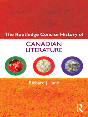 cover image of The Routledge Concise History of Canadian Literature